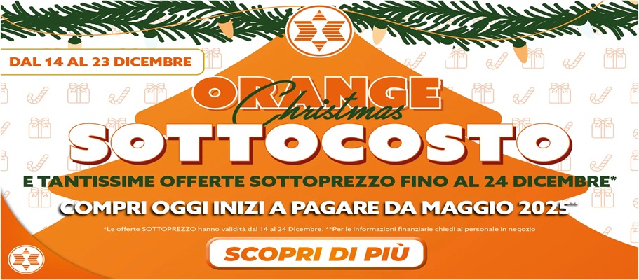 Orange Cristmas Sottocosto