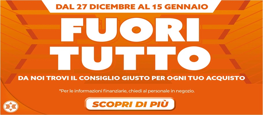 Fuoritutto dal 27 dic al 15 gennaio